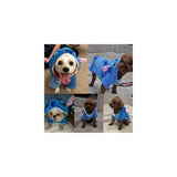 Disfraces para mascotas Gimilife azul talla M