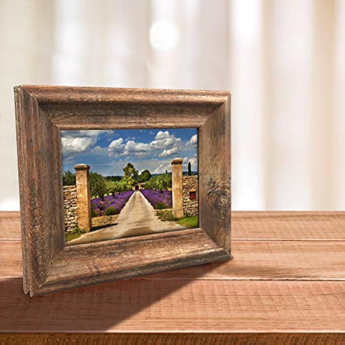 Dreamyard - Juego de 2 marcos de fotos de madera vintage