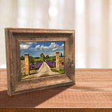 Dreamyard - Juego de 2 marcos de fotos de madera vintage