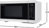 Microondas SHARP 1.1 CuFt 1000W con Plato Giratorio SMC1161KW
