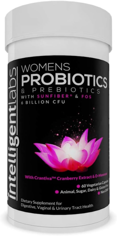 Intelligent Labs Probióticos Mujer con Cranberry, 6 Mil Mill CFU