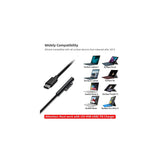 Cargadores de carga de nailon trenzado conectado a USB C