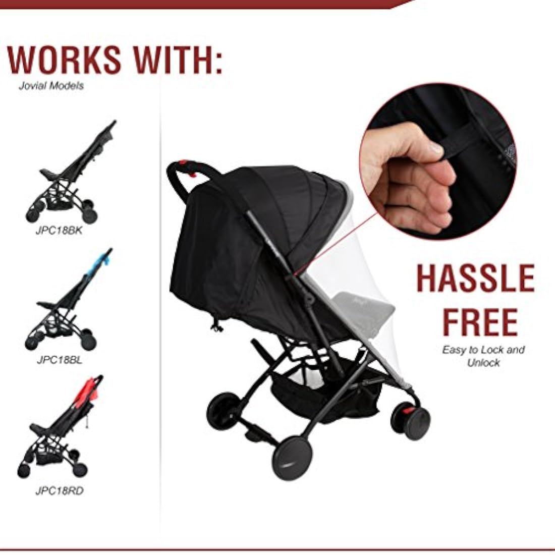 Mosquitero para coche de bebe JOVIAL ‎PRTJPCMN