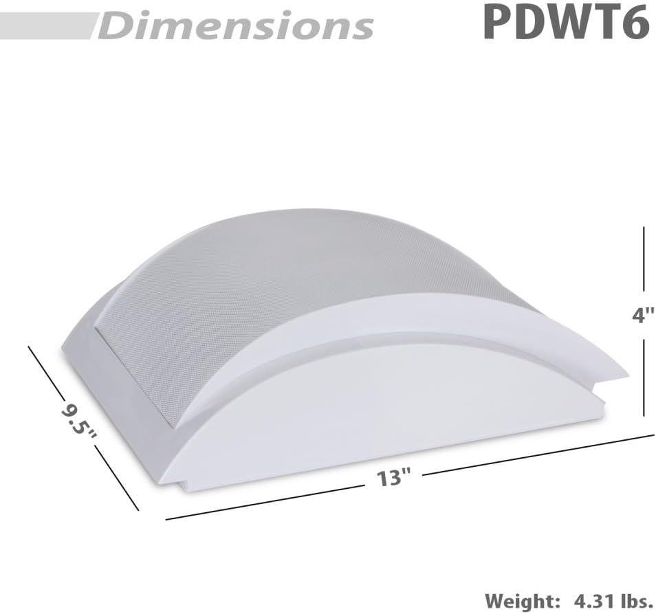 Altavoz PA Pyle PDWT6 6.5 50W 70V, 130Hz-15kHz, 8 ohmios