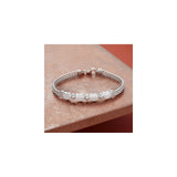 Pulseras y tobilleras de plata ley con cuentas de corazón