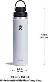 Botella de acero inoxidable con tapa Chug, aislante y a prueba de fugas