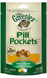 FELINE GREENIES PILL BOLSILLOS Golosinas para gatos