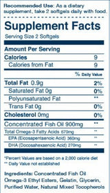 aceite de pescado fácil de tragar