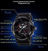 Reloj deportivo unisex Analógico / Digital Dual