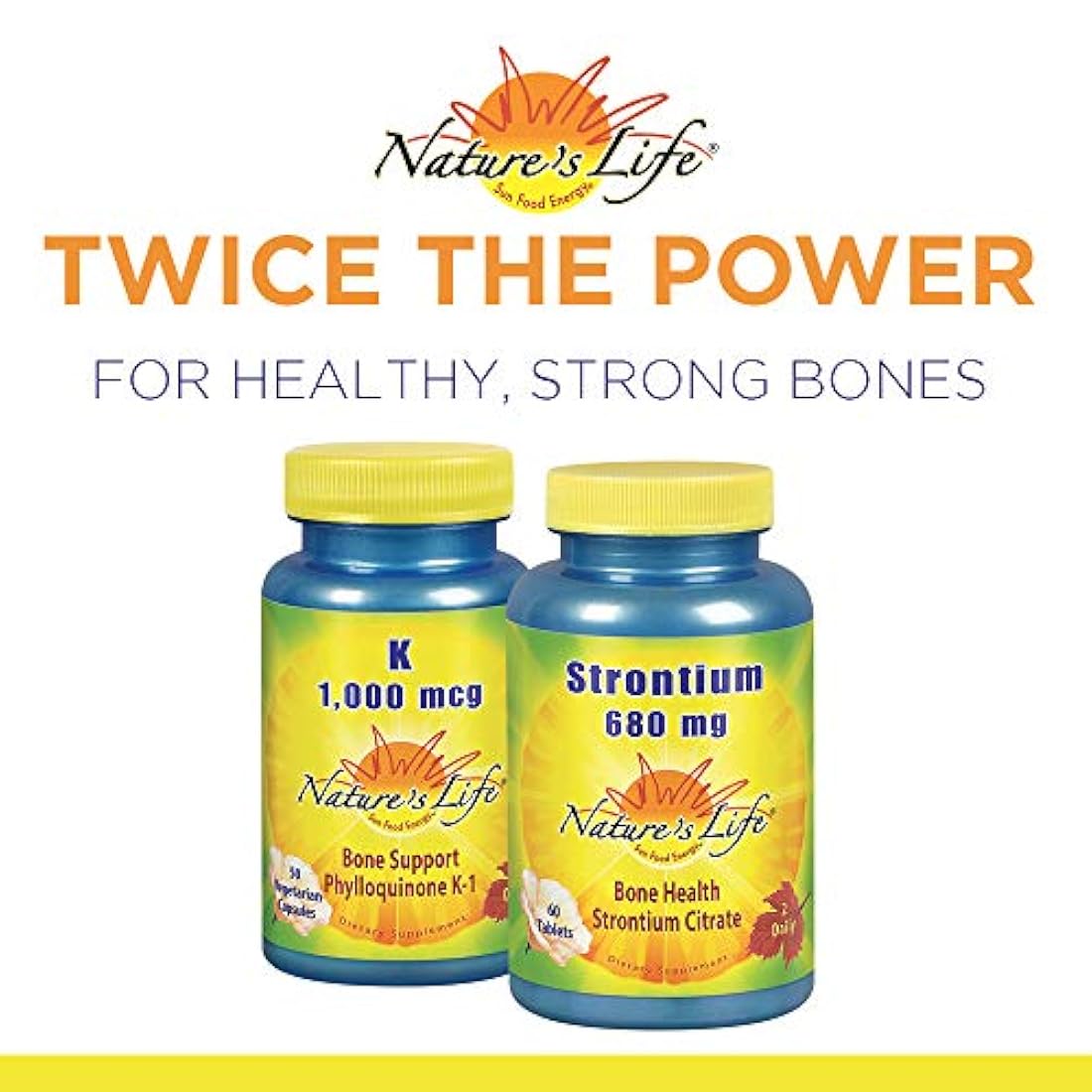 La vida de la naturaleza K, Bone Support, phylloquinone, 1000 mcg, 50 Cápsulas vegetarianas