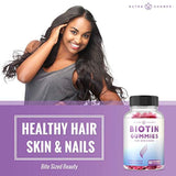 Gomitas de Biotin 10.000 mcg para cabello saludable, piel