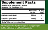 Suplemento capsulas de acido lipoico