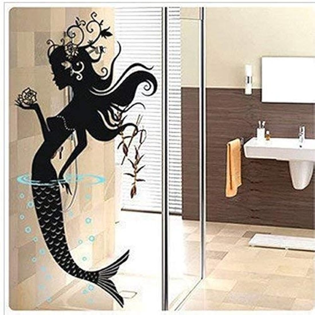 Pegatinas de pared modelo de sirena
