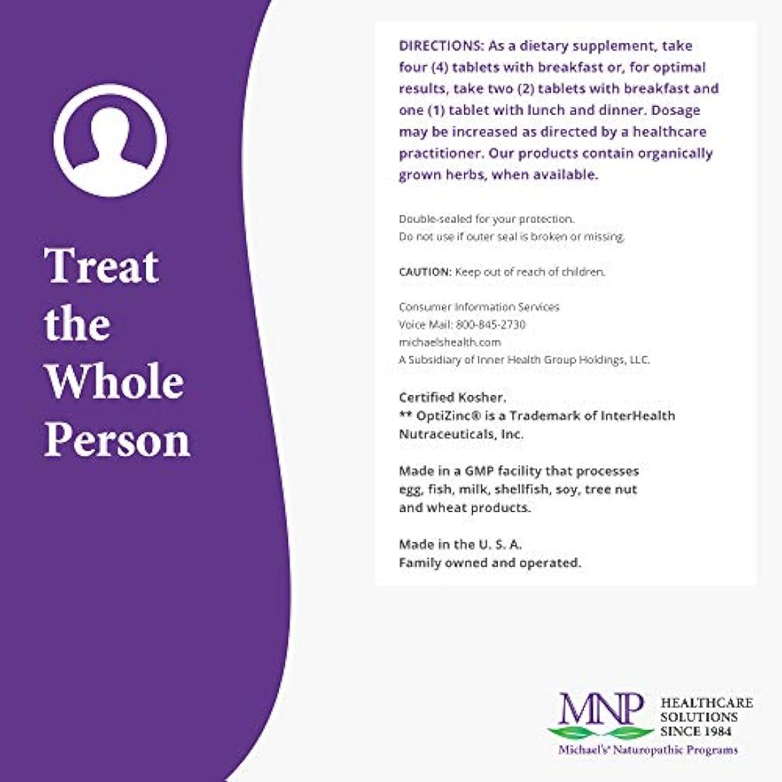 Michael de naturopathic progams próstata factores 120 count