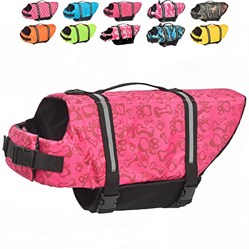 Chaleco salvavidas para perros con tiras reflectantes