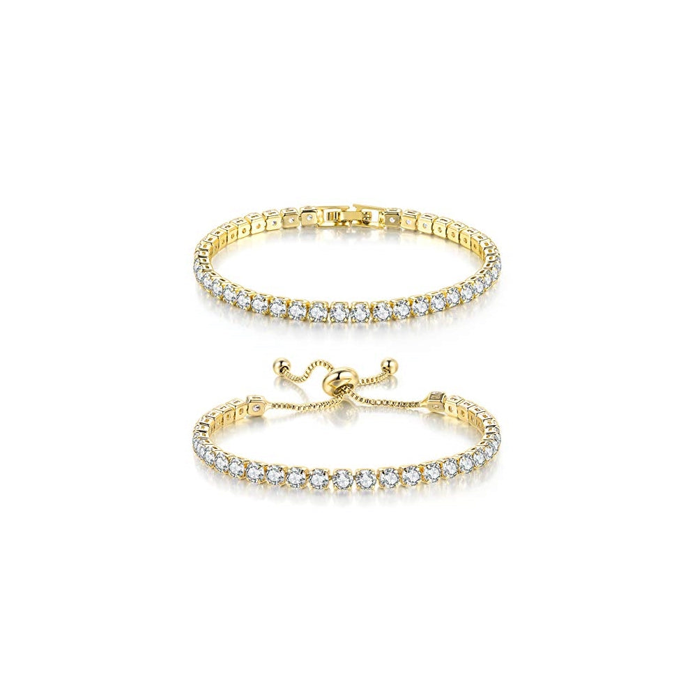 Pulseras y tobilleras para mujer bañadas en oro