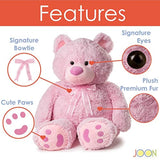 JOON Oso de peluche enorme, color rosa