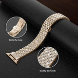 Wearlizer - Correa de reloj compatible con Apple Watch 1.496