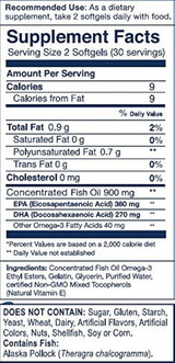 aceite de pescado fácil de tragar