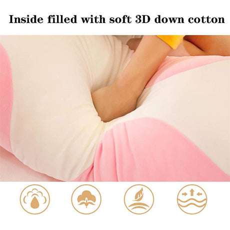 Peluche Adorable almohada con diseño de gato de caricaturas