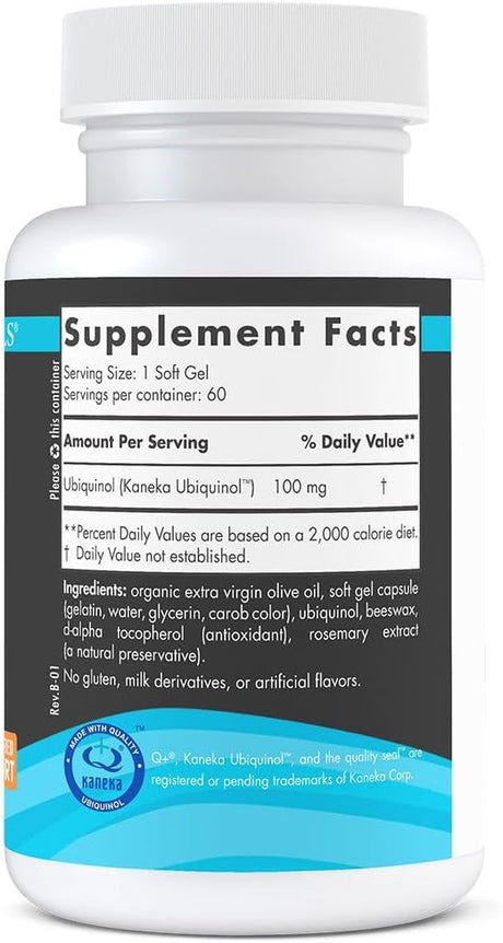 CoQ10 Ubiquinol Sport Nordic Naturals 60 cápsulas