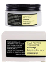 Crema Facial Hidratante con Mucina de Caracol y Colágeno 93%