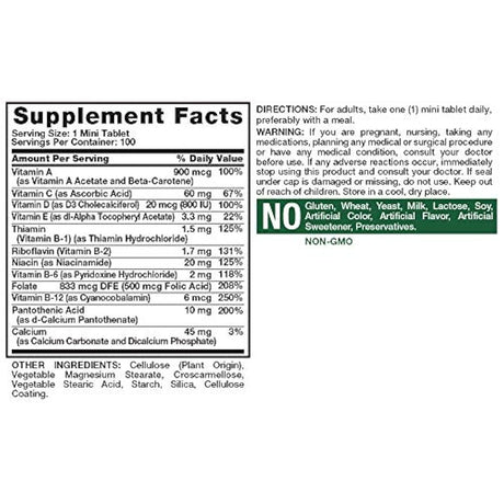 Truth Uno diario de la naturaleza Multivitamin Value Tamaño 100 Count, 1, 1