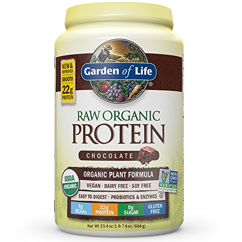 Polvo de proteína vegana orgánica con vitaminas y probiótico