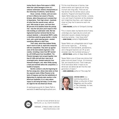 libro Repuestos: cuatro adolescentes indocumentados