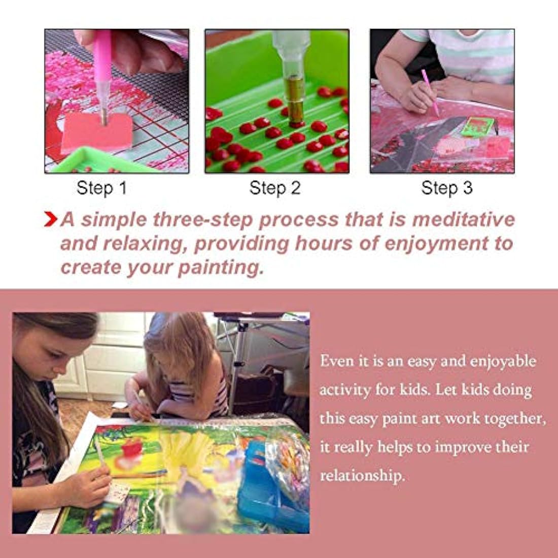 Kit de pintura de diamante Eiflow 5D,pintura de bricolaje
