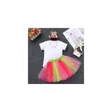 Disfraces de fiesta de encaje floral talla 1T