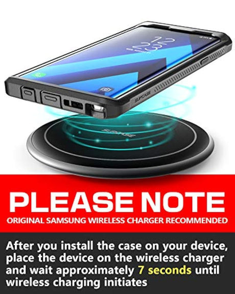 SupCase  Carcasa para Samsung Galaxy Note 9 Negro