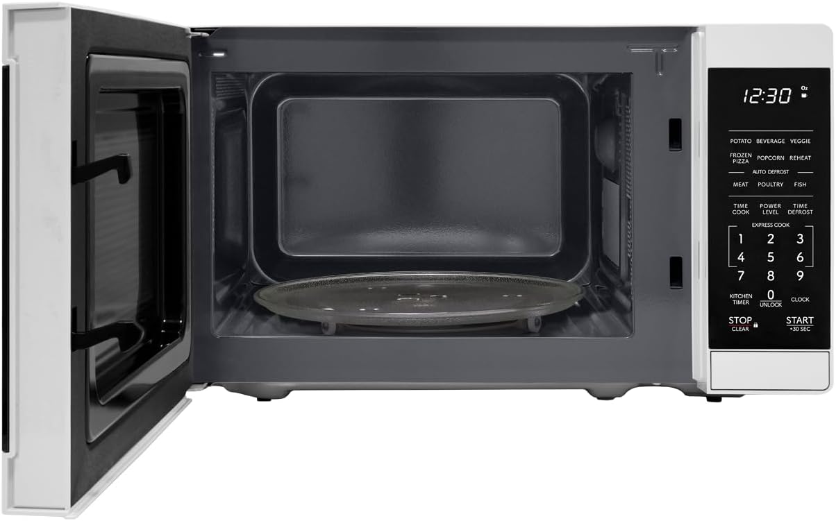 Microondas Compacto SHARP 0.7 CuFt 700W con Plato Giratorio SMC0760KW