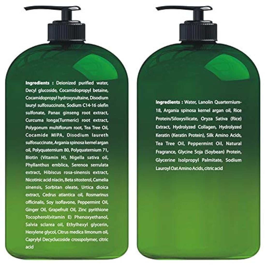 Champú y acondicionador de menta de árbol de té