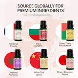 Juego de aceites esenciales, colección floral ESSLUX