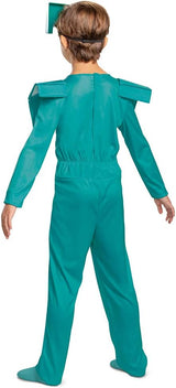 Disfraz Jumpsuit Minecraft Armor Niños, Grande (10-12)