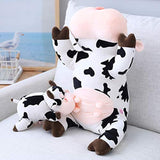 suave almohada de vaca peluche