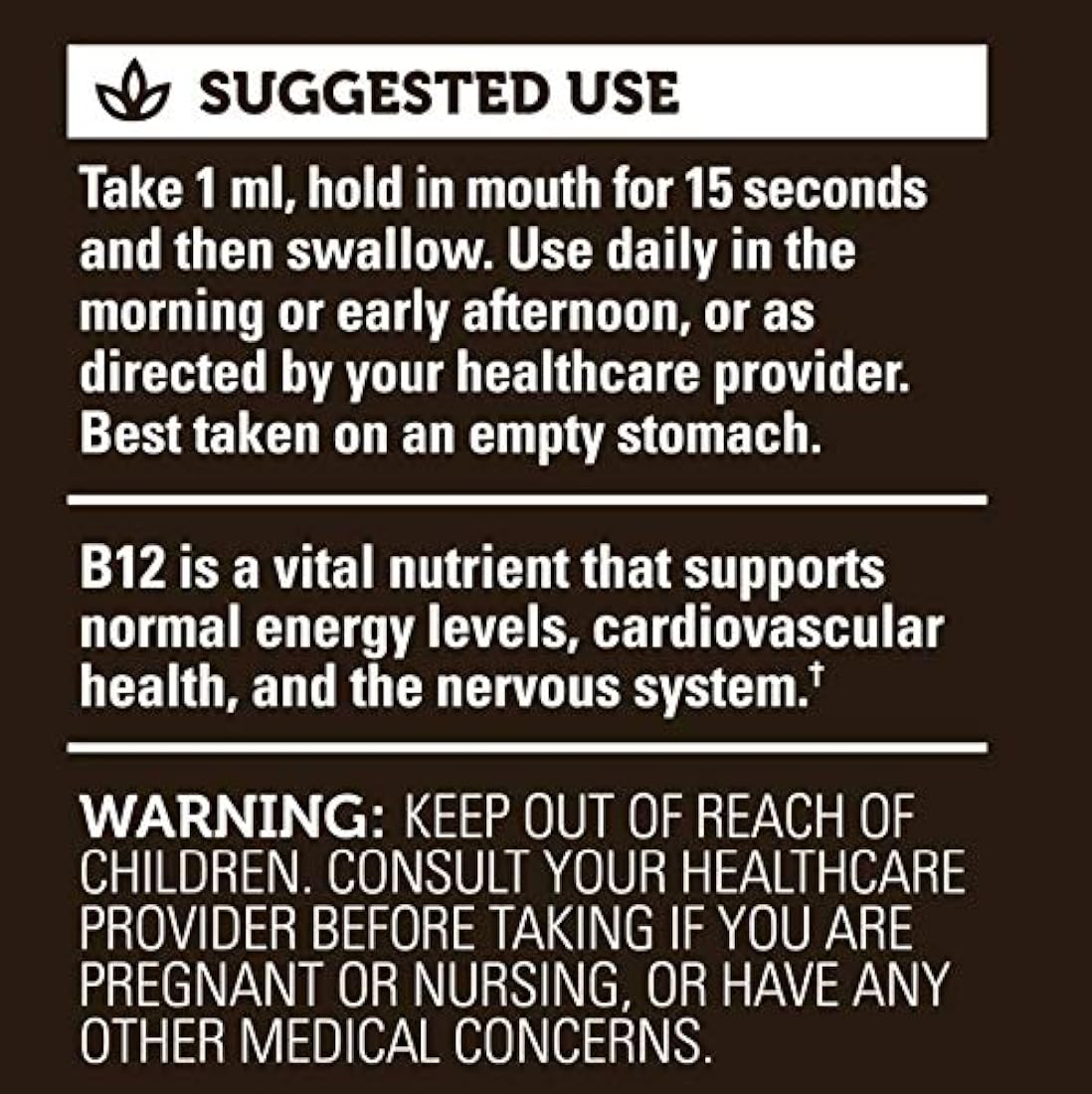 Global Healing Center Tri-Blend B12, 5000 mcg Organic Sublingual Liquid Drops | Metil, Adenosyl, Hydroxo Blend for Energy, Mood, and Heart Health | Suministro de 60 días (2 onzas líquidas)