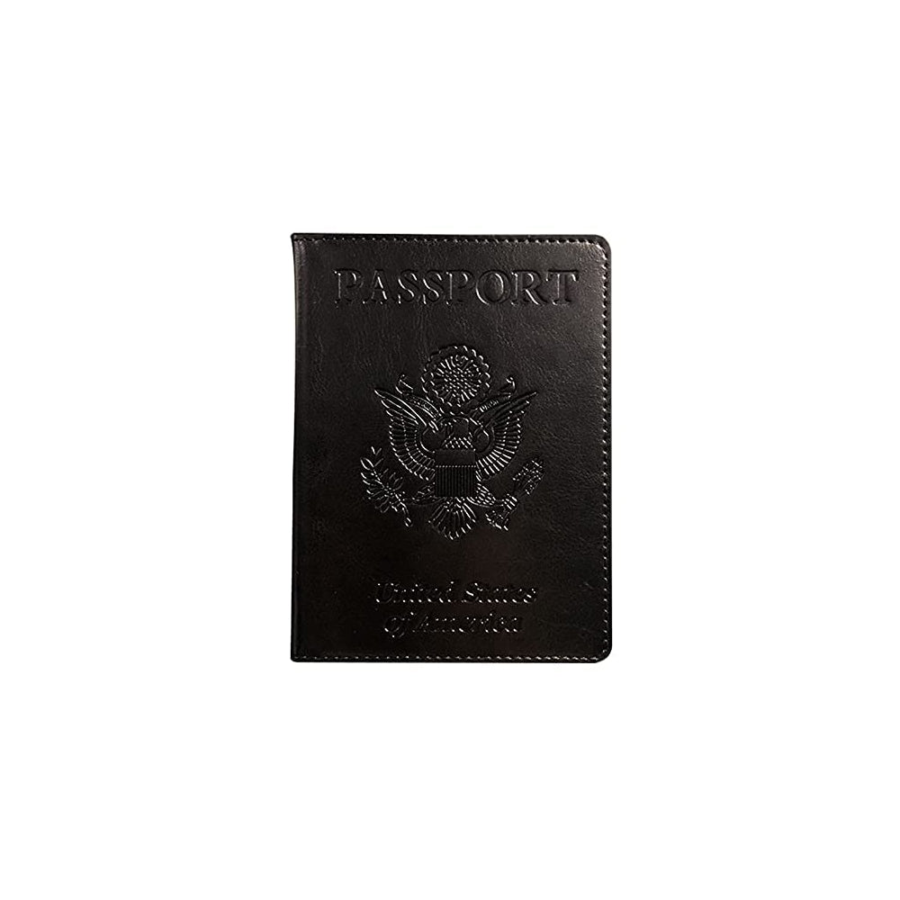 Porta Documentos y Tarjeta de pasaporte mejoradas negro