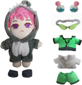 Muñeco de peluche Saiki K, kawaii, con ropa removible, 8