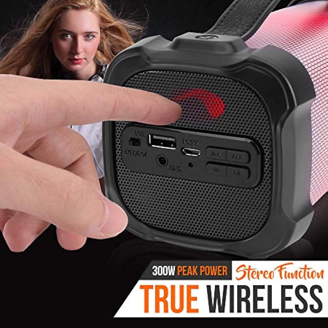 Parlante Portátil con Bluetooth PYLE-HOME PBMSPRG4