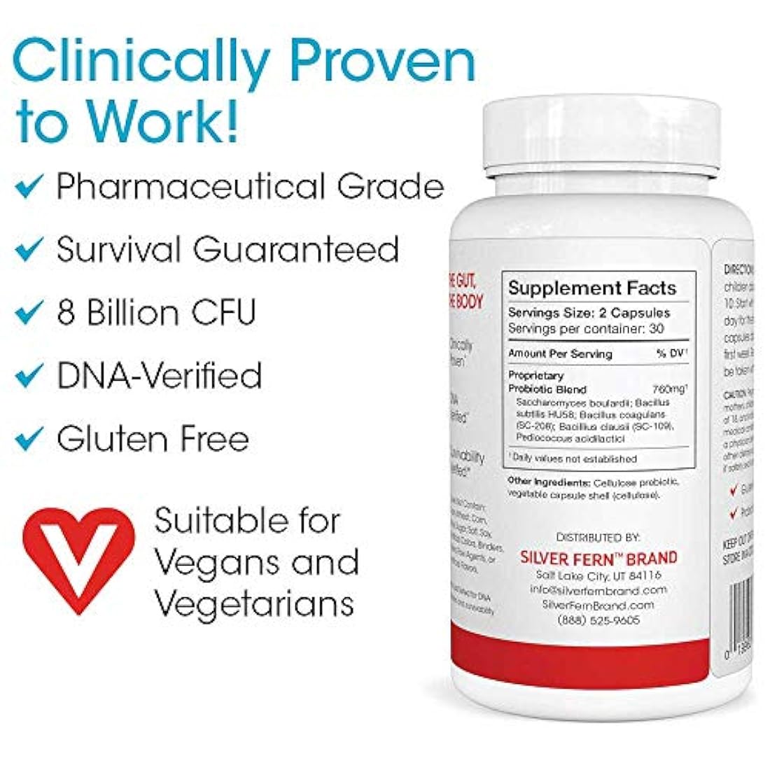 Helecho de plata marca Gut Health, 1