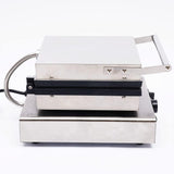 Máquina de Waffles Comercial, 110V, Antiadherente, Control T°