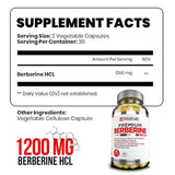 HCL 1200mg para el metabolismo de glucosa en sangre