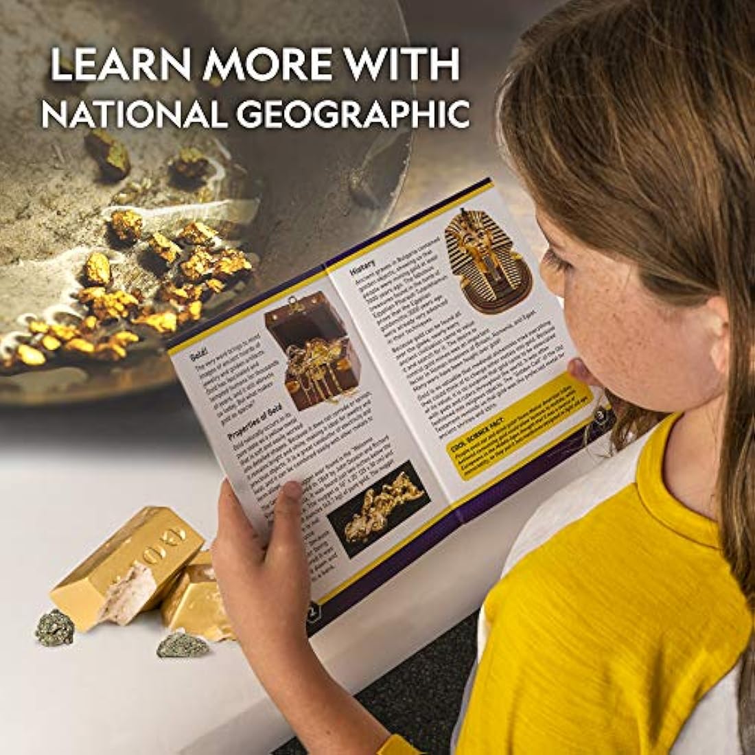 El kit de excavación GEOGRAFÍA NACIONAL, Dorado