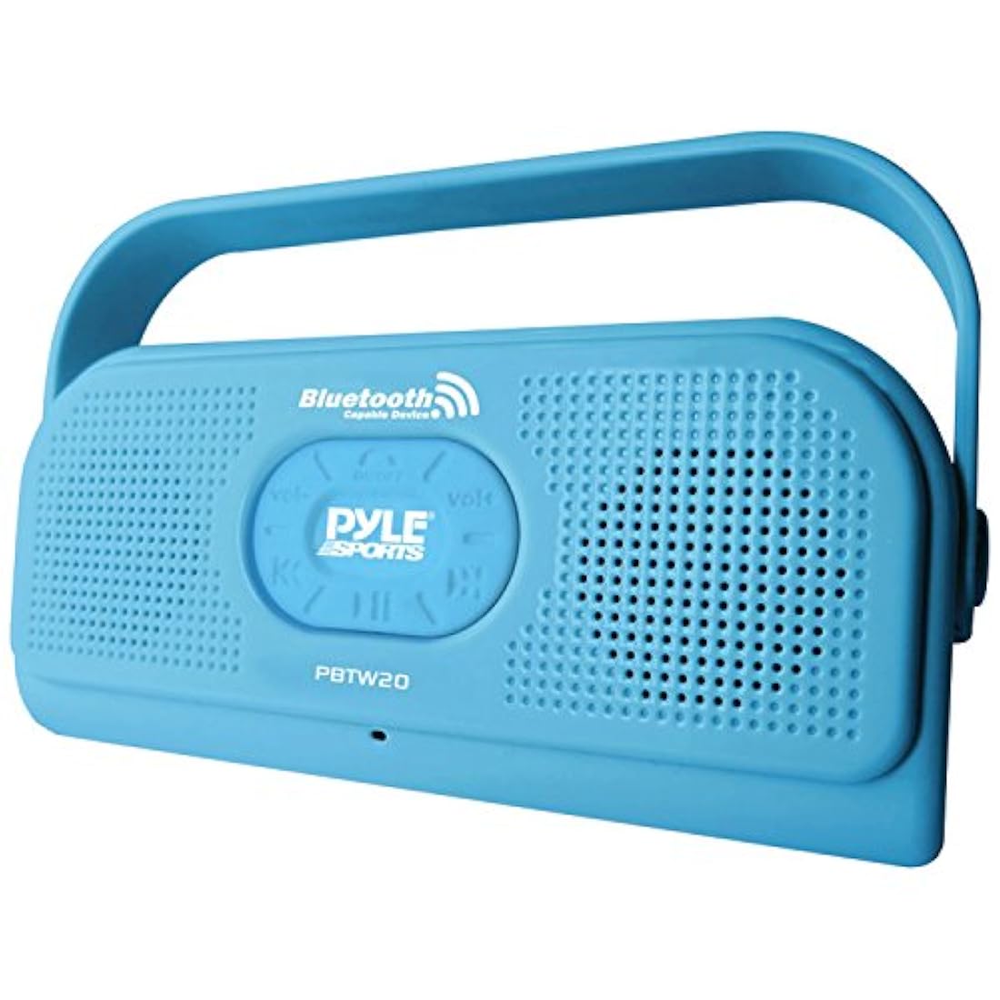 Pyle Altavoz de ducha portátil IPX7 PBTW20BL