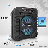 Parlante Portátil Bluetooth negro PYLE-PRO PPHP854B