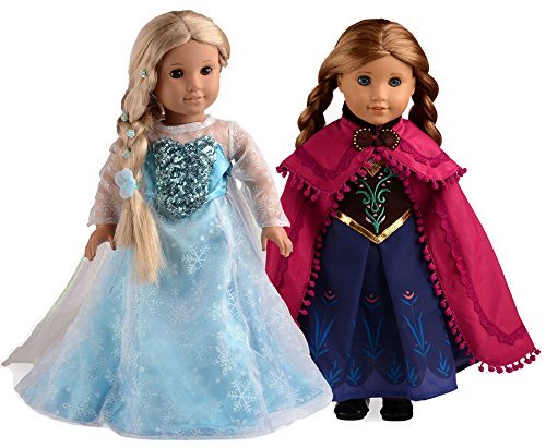 Elsa y Anna Princess Disfraces