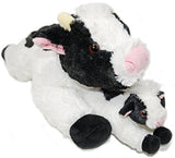 Peluche de vaca con becerro bebé 18in. Exceptional Home