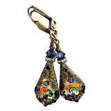 HisJewelsCreations Aretes colgantes inspirados vendimia